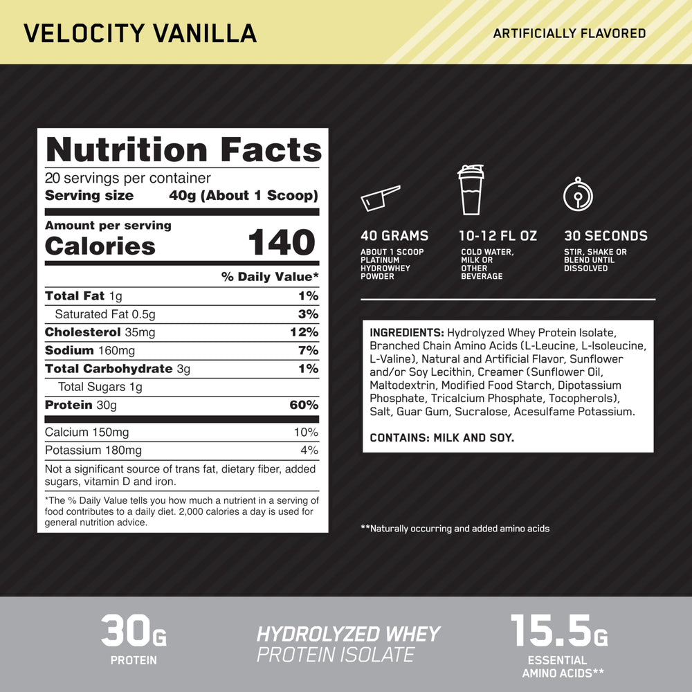 Optimum Nutrition vaso mezclado listo para beber con beneficio de recuperación