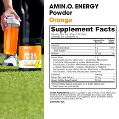 Bebida preparada Optimum Nutrition Orange Cooler refrescante y energizante