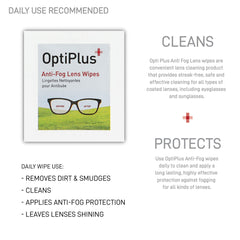 OptiPlus toallita en pantalla de smartphone reduce huellas