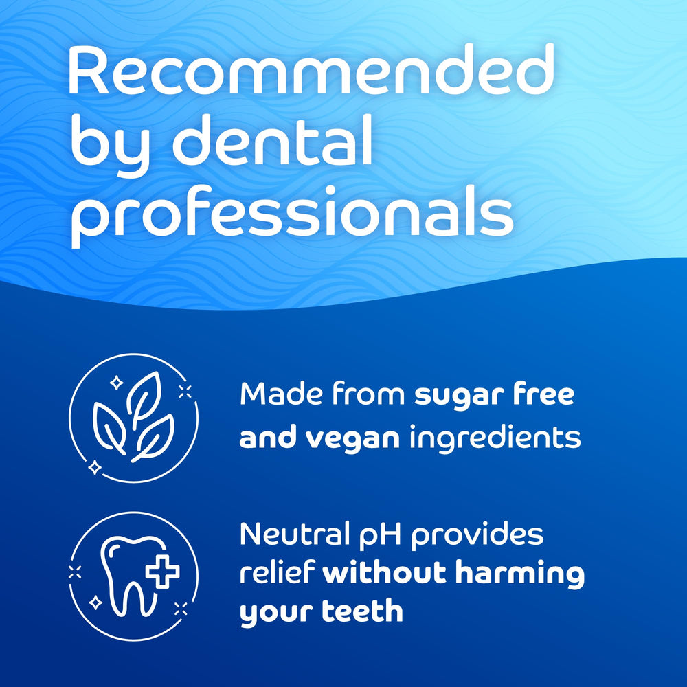 Oracoat XyliMelts disco en mano para comparar tamaño y fácil aplicación