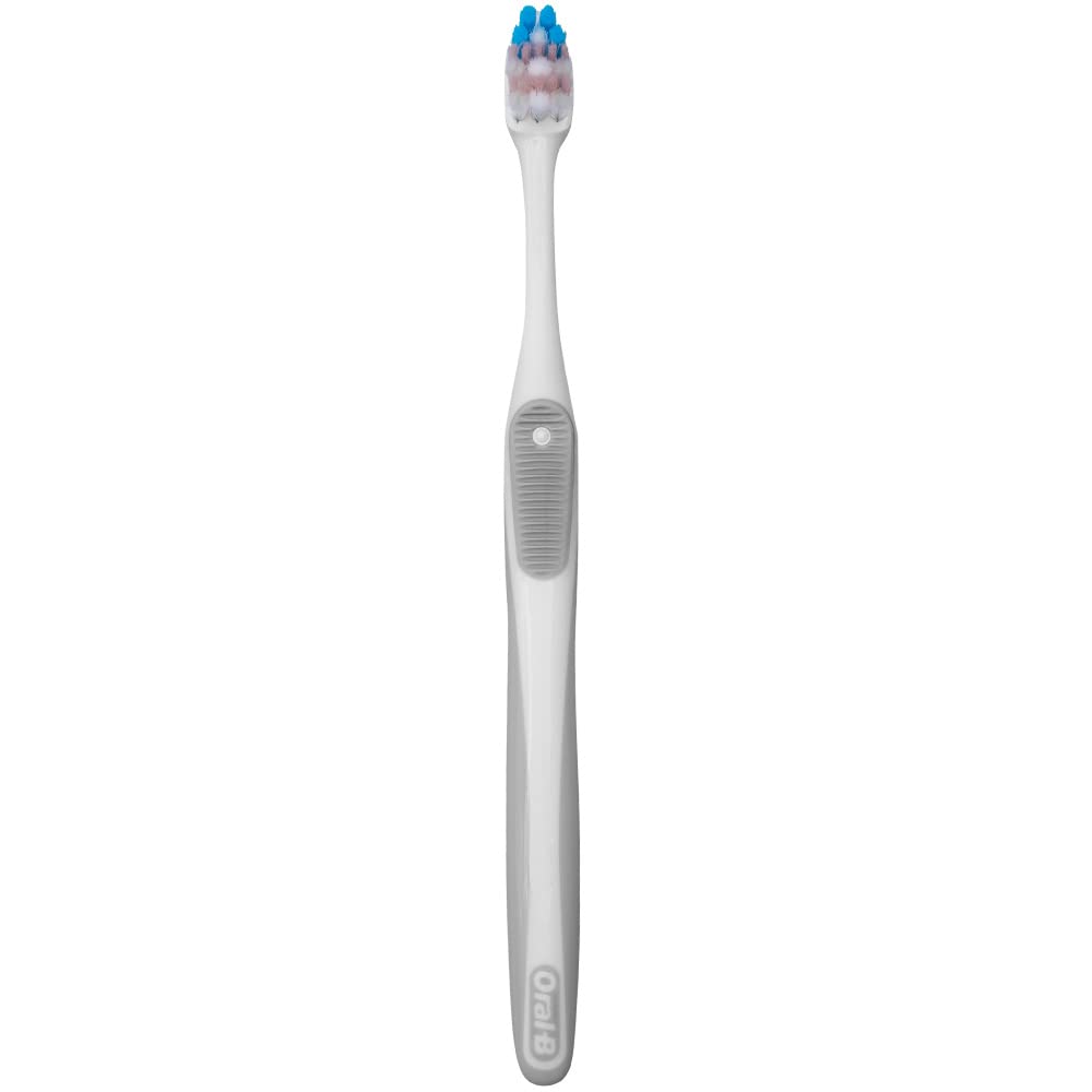Oral-B vista lateral del cabezal compacto que facilita acceso a muelas