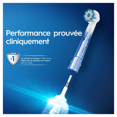 Oral-B empaque abierto con cabezales visibles, reposición fácil