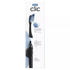 Acabado Onyx Black del mango Oral-B Clic que aporta estilo al baño