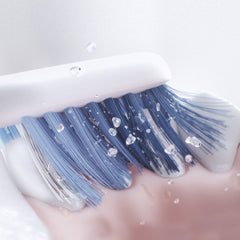 Oral-B primer plano de textura de cerdas superfinas para limpieza suave