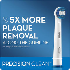 Oral-B reverso del empaque con compatibilidad y instrucciones claras