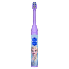 Ambiente familiar en baño con cepillo Oral-B Frozen y rutina
