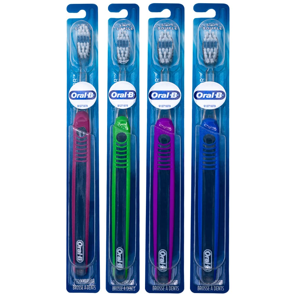 Oral-B comparación de tamaño para ver el cabezal compacto y su precisión