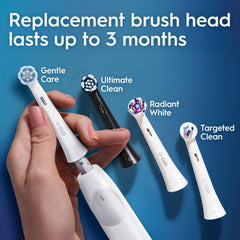 Oral‑B iO2 en entorno de baño estilo de vida práctico y cuidado diario