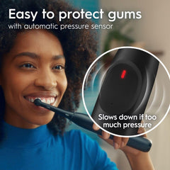 Pantalla y temporizador del Oral-B iO2 mostrando avisos cada 30 segundos