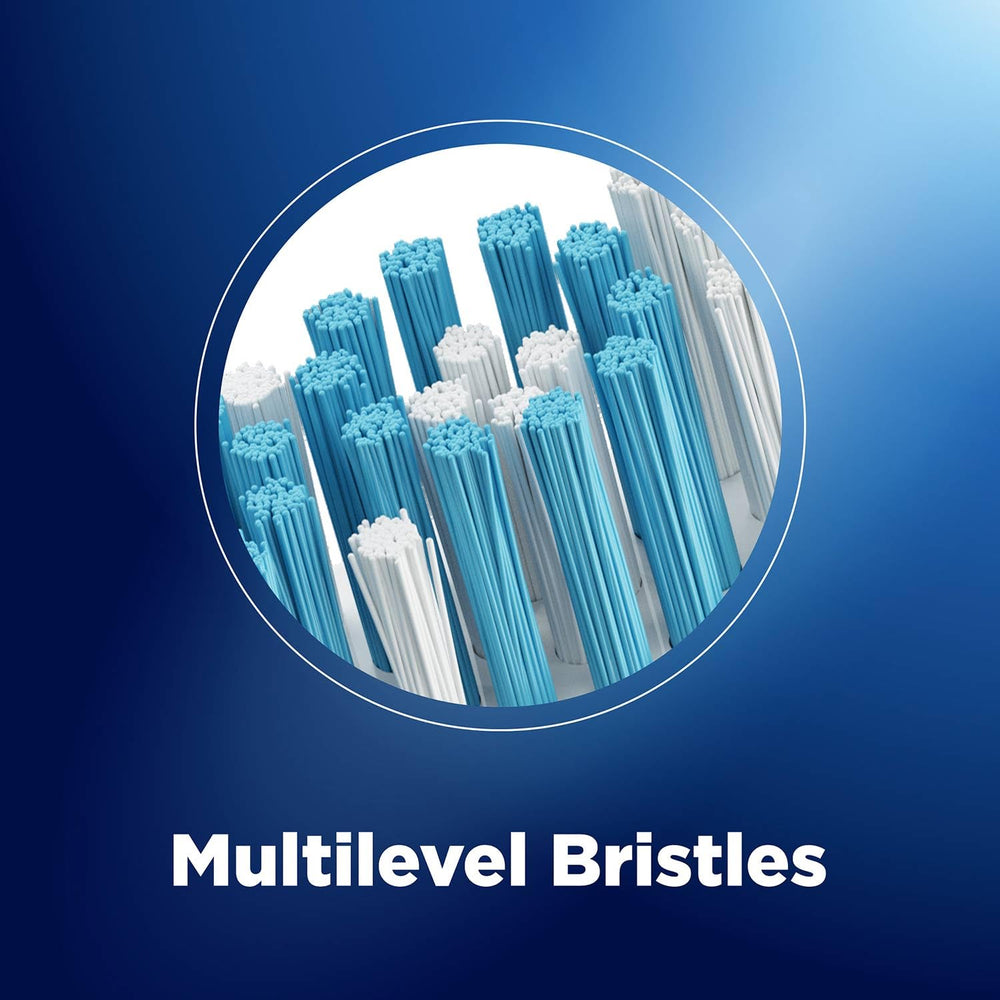 Oral-B mango ergonómico con agarre que facilita control y cepillado preciso