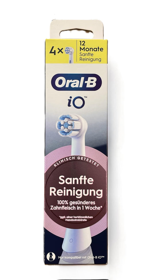 Oral-B cabezales paquete frontal mostrando entrega en buzón y conveniencia