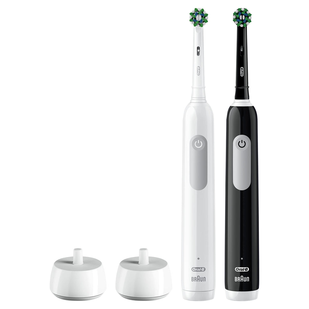 Oral-B empacado con accesorios mostrando contenido del pack y conveniencia