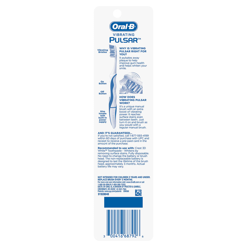 Oral-B ejemplo visual antes y después mejor tono dental