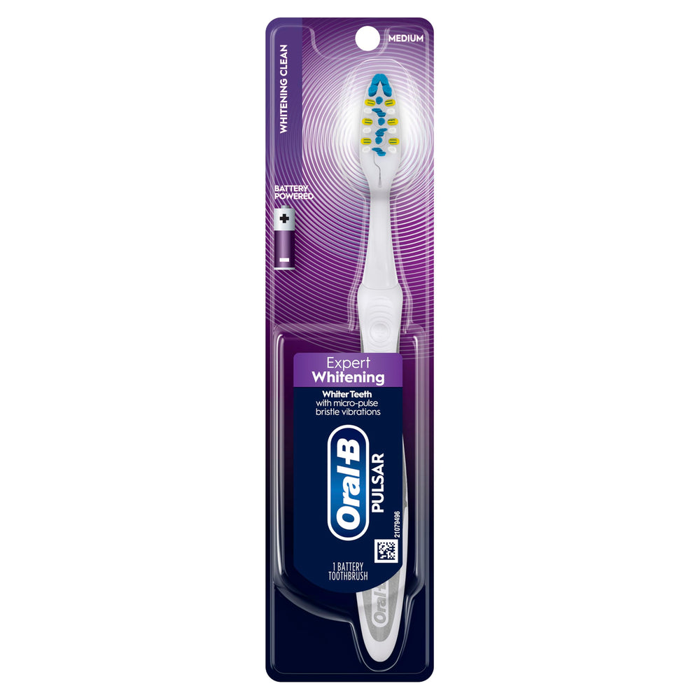 Oral-B Pulsar pila incluida junto al mango, energía lista al comprar