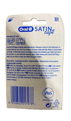 Oral-B Satin Tape primer plano de la cinta satinado que facilita un deslizamiento suave