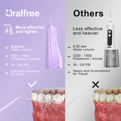 Oralfree boquilla intercambiable enfocada para ortodoncia que facilita higiene precisa