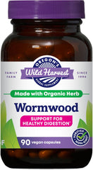 Oregon's Wild Harvest wormwood frasco frontal mostrando diseño y tamaño beneficioso