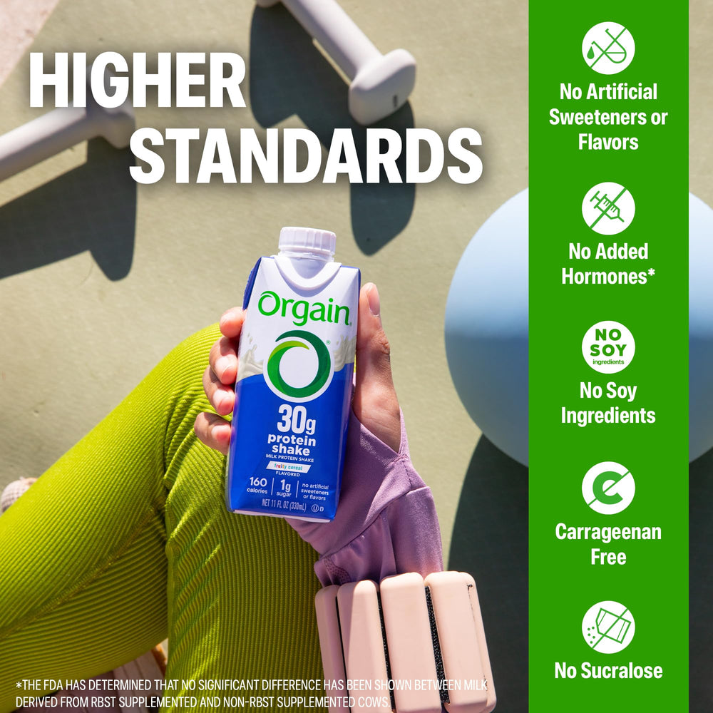 Orgain pack de 12 unidades ideal para almacenamiento y conveniencia