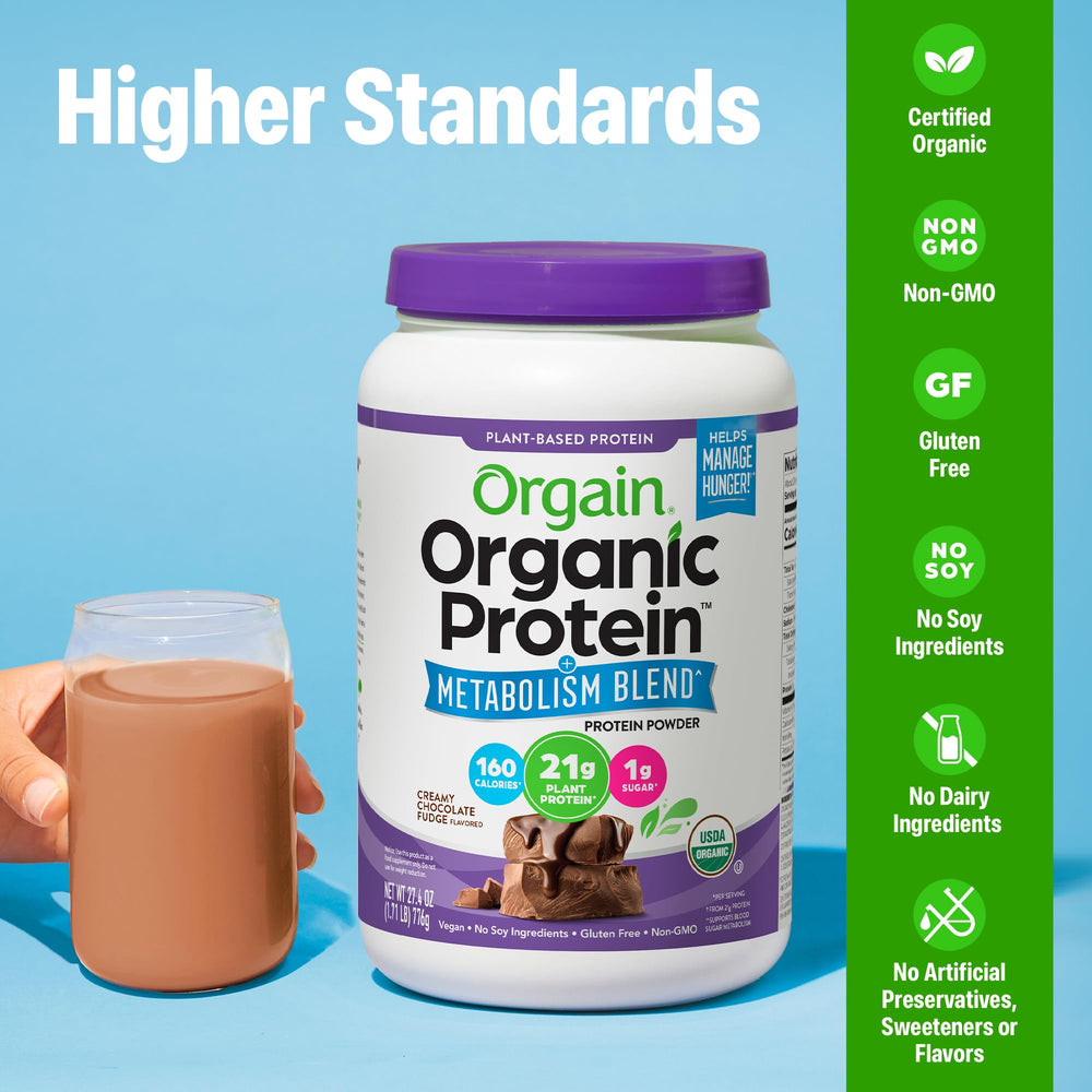 Orgain uso en oficina como snack rápido y nutritivo entre reuniones
