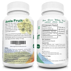 Organic Aura International cápsulas en mano para una dosis cómoda y portátil