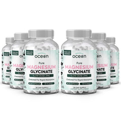 Organics Ocean frascos frente mostrando presentación y beneficio conveniencia