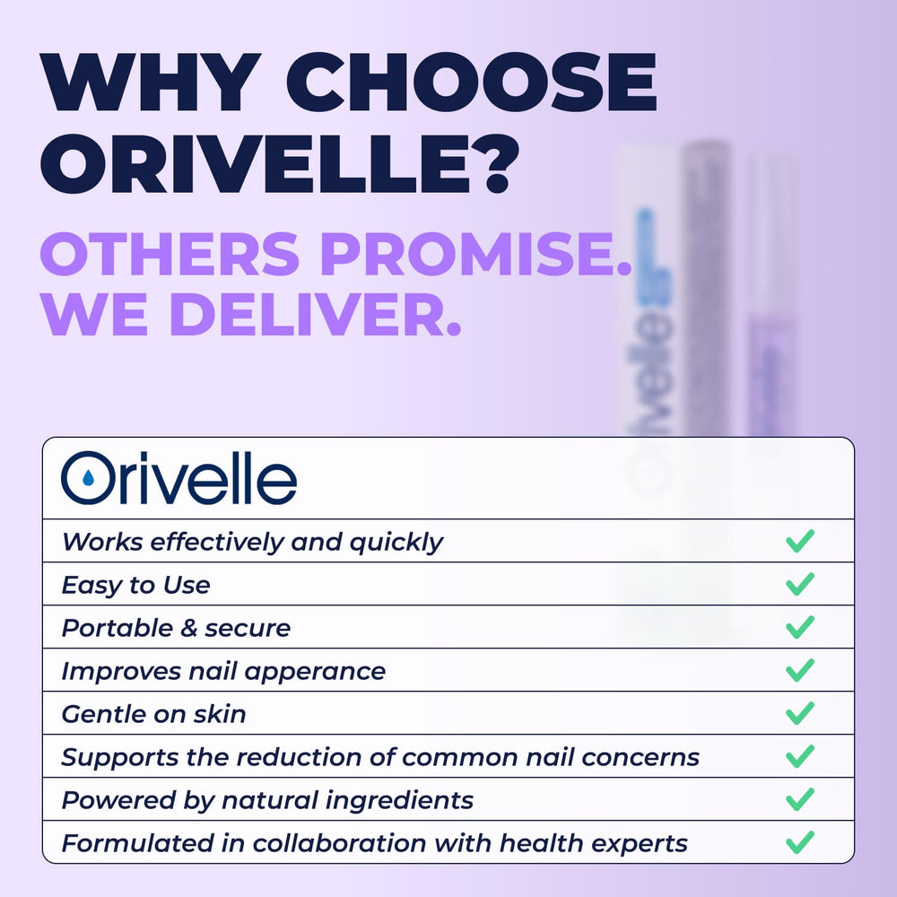 Orivelle comparación de tamaño para llevar en bolso o neceser
