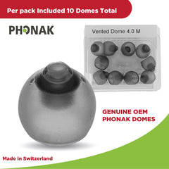 Otto Tech dome Phonak detalle de textura que muestra durabilidad