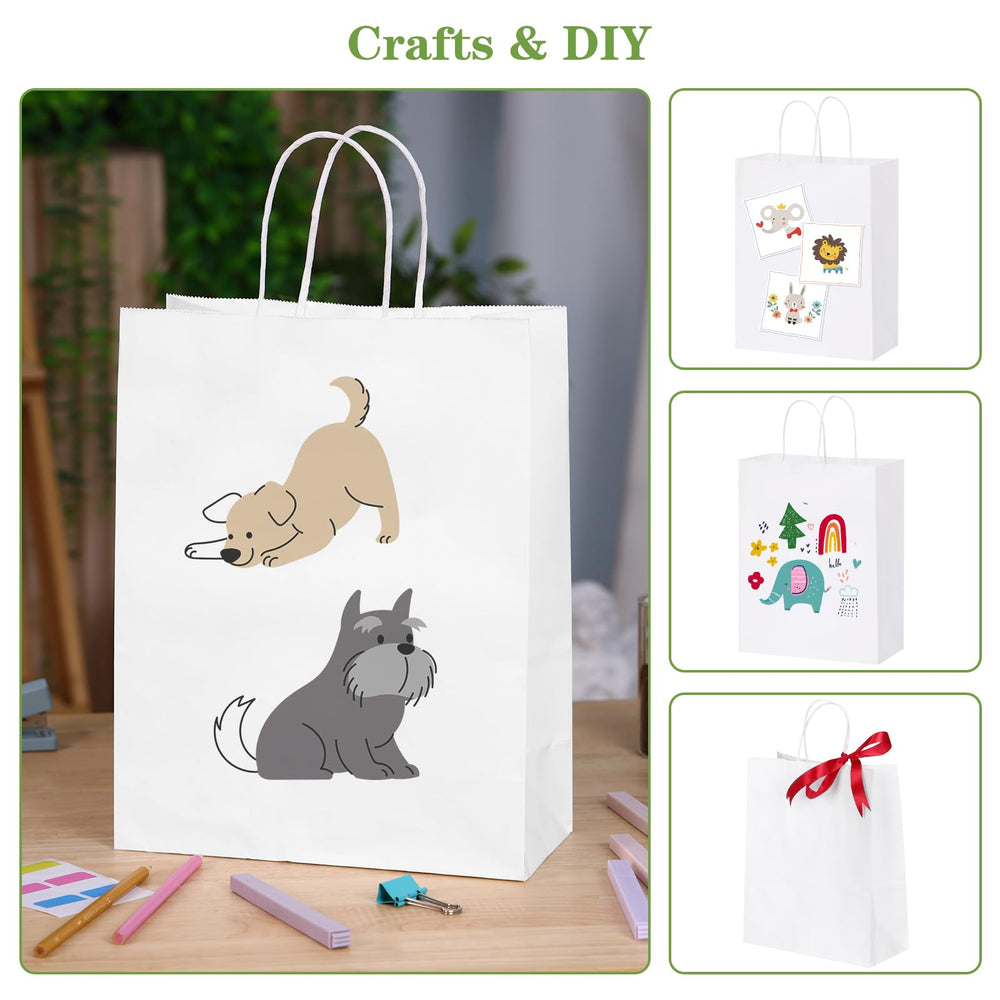 OUTUXED bolsas con regalos dentro demostrando capacidad y utilidad