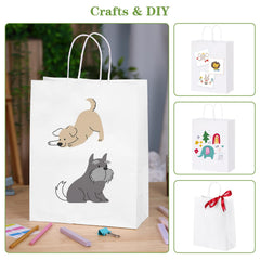 OUTUXED bolsas con regalos dentro demostrando capacidad y utilidad