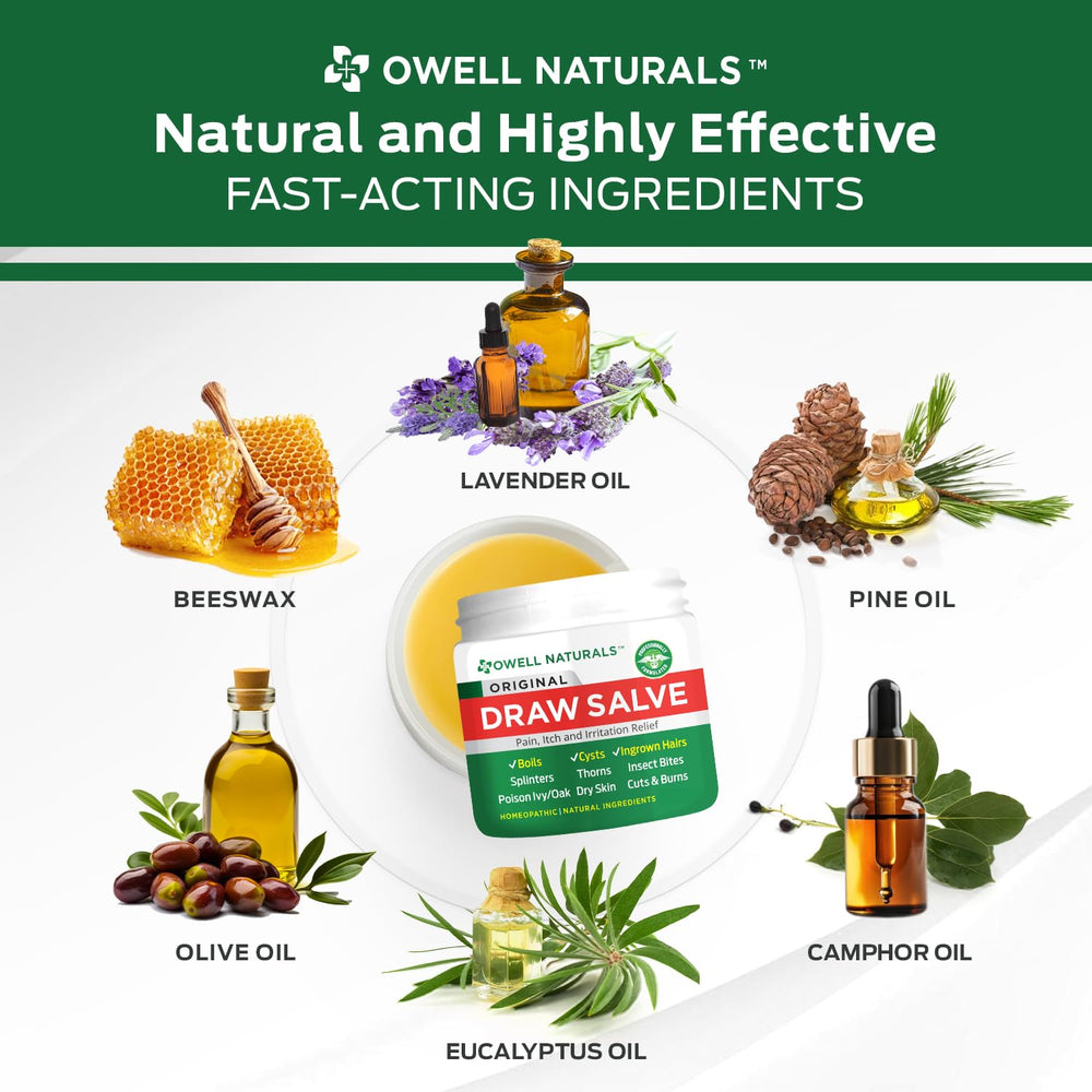 Frasco OWELL Naturals junto a una moneda para comparar tamaño y portabilidad