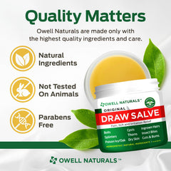 Owell Naturals frasco dentro de un botiquín doméstico listo para emergencias
