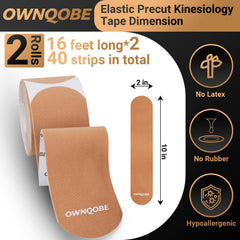 OWNQOBE vendaje en rodilla mostrando sujeción estable y resistencia al movimiento
