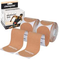 OWNQOBE embalaje frontal mostrando 2 rollos y 40 tiras, ideal para entrenar