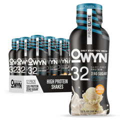 OWYN Only What You Need frontal del envase mostrando 32g proteína