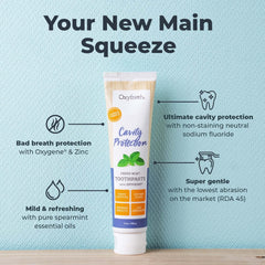 Oxyfresh textura de la pasta, suave y sin gránulos para mayor confort