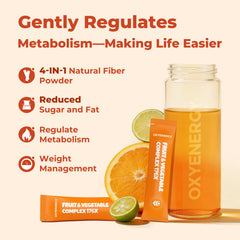 OxyEnergy ingredientes naturales mostrados y su aporte prebiótico