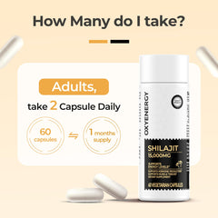 OxyEnergy Shilajit certificado GMP y pruebas independientes.