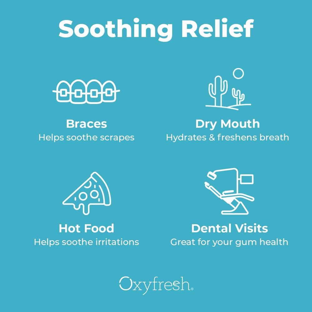 Oxyfresh gel en cepillo dental demostrando control y aplicación precisa
