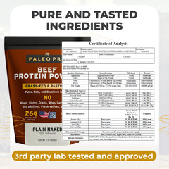 Paleo Pro detalle del polvo con textura natural y fácil mezcla