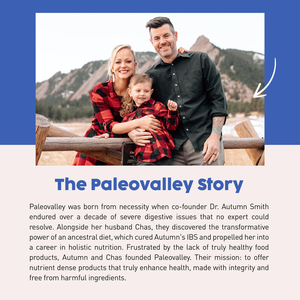 Paleovalley cápsulas junto a taza de mañana integradas en rutina