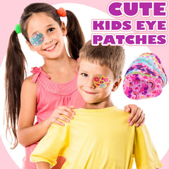 Escena de fiesta infantil con niña usando parche Panelee, accesorio divertido