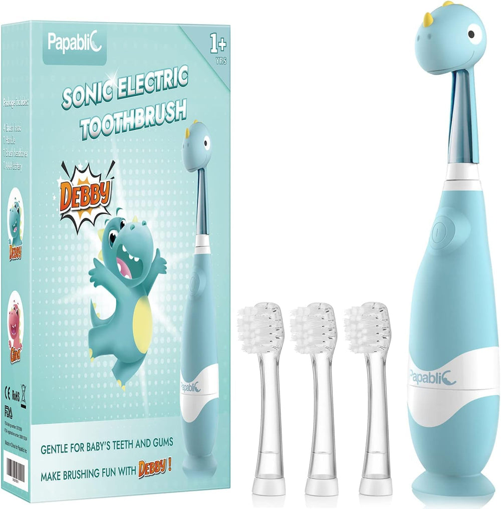 Papablic Debby vista frontal con diseño Dino que atrae al niño