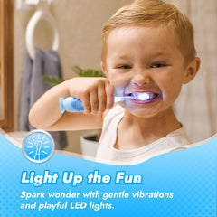Papablic Pippin luz LED encendida en la cabeza, hace el cepillado divertido