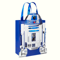 Papyrus bolsa R2-D2 frontal mostrando colores y acabado metálico