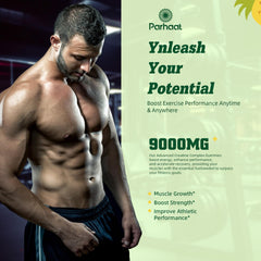 Parhaat EAA Gomitas etiqueta sin gluten, apta para dietas sensibles.