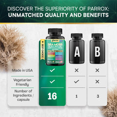 Parrox ashwaganda cápsulas para equilibrio y energía diaria