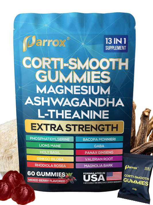 Parrox Corti-Smooth gominolas envase: consumo práctico diario sin pastillas