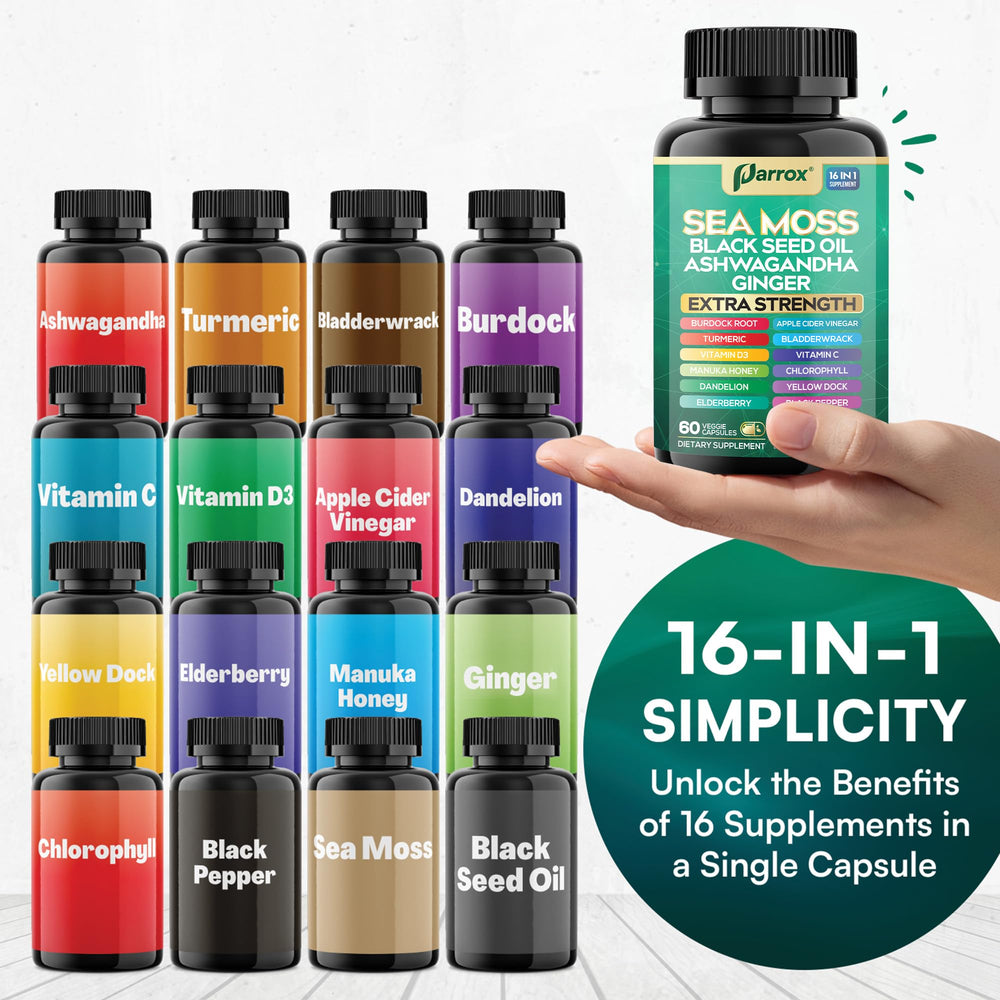 Parrox curcuma cápsulas para apoyo ligero de bienestar