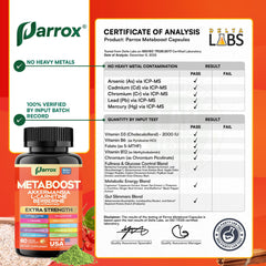 Parrox instalación de fabricación en EE. UU. indicando controles de calidad
