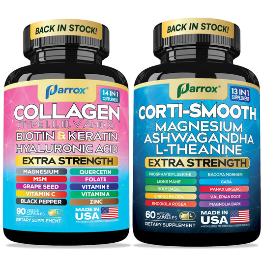 Parrox Shining Serenity Set: dos botellas para una rutina diaria equilibrada.